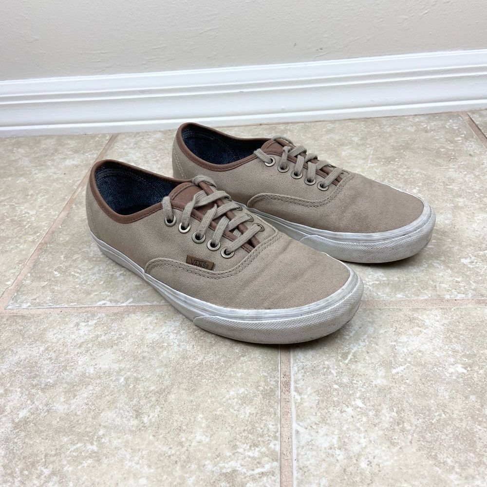 Vans Khaki Off The Wall Sneakers